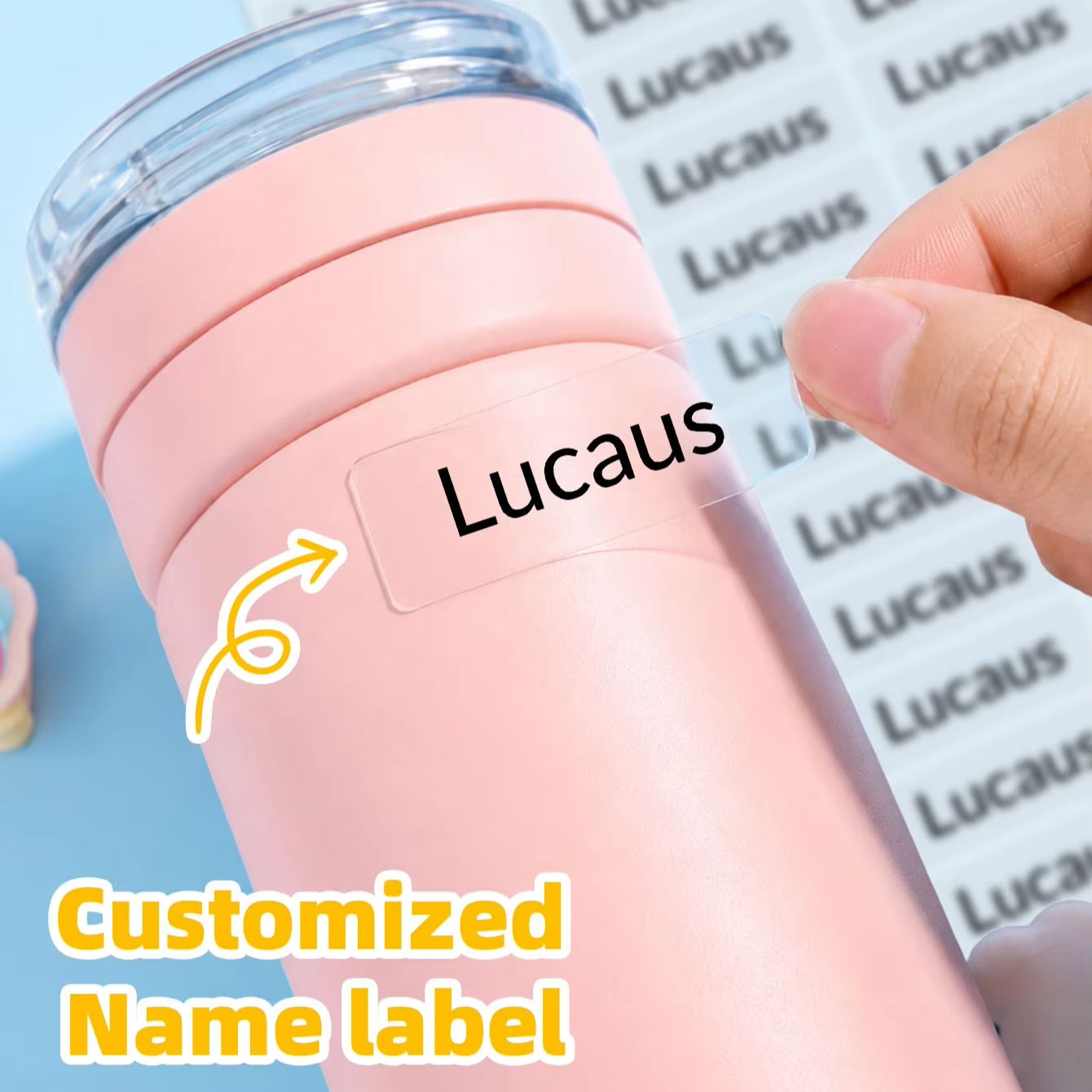 Laptop Accessories Name - 1–300 Stück individuelle personalisierte Namensaufkleber, wasserfeste