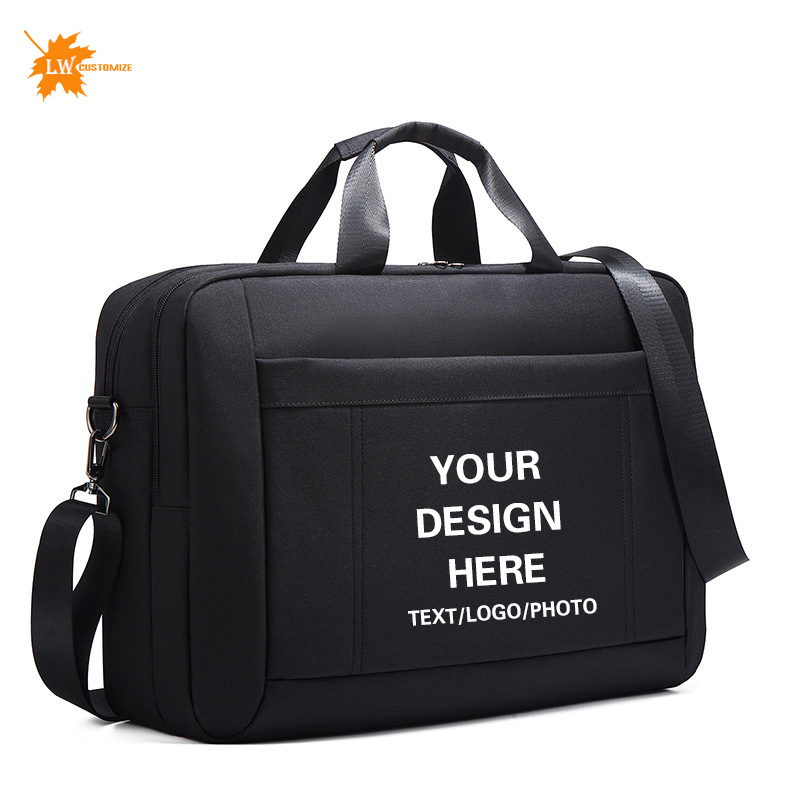 Laptop Accessories Name - Herrenhandtasche, individuelles Bild mit bedrucktem Logo,