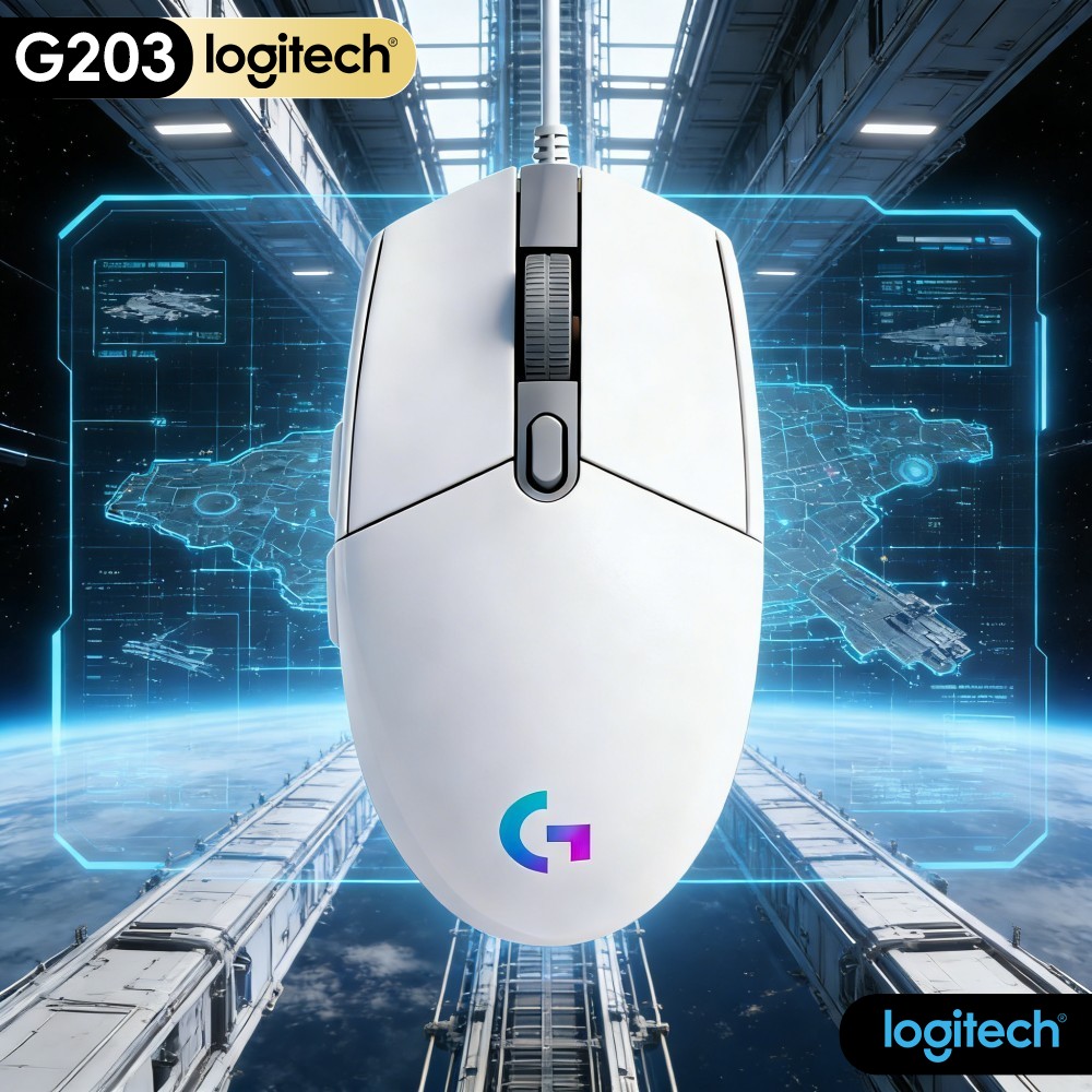 Logitech Mouse G203 - Logitech G203 Kabelgebundene Gaming-Maus, praktisches Plug-and-Play,