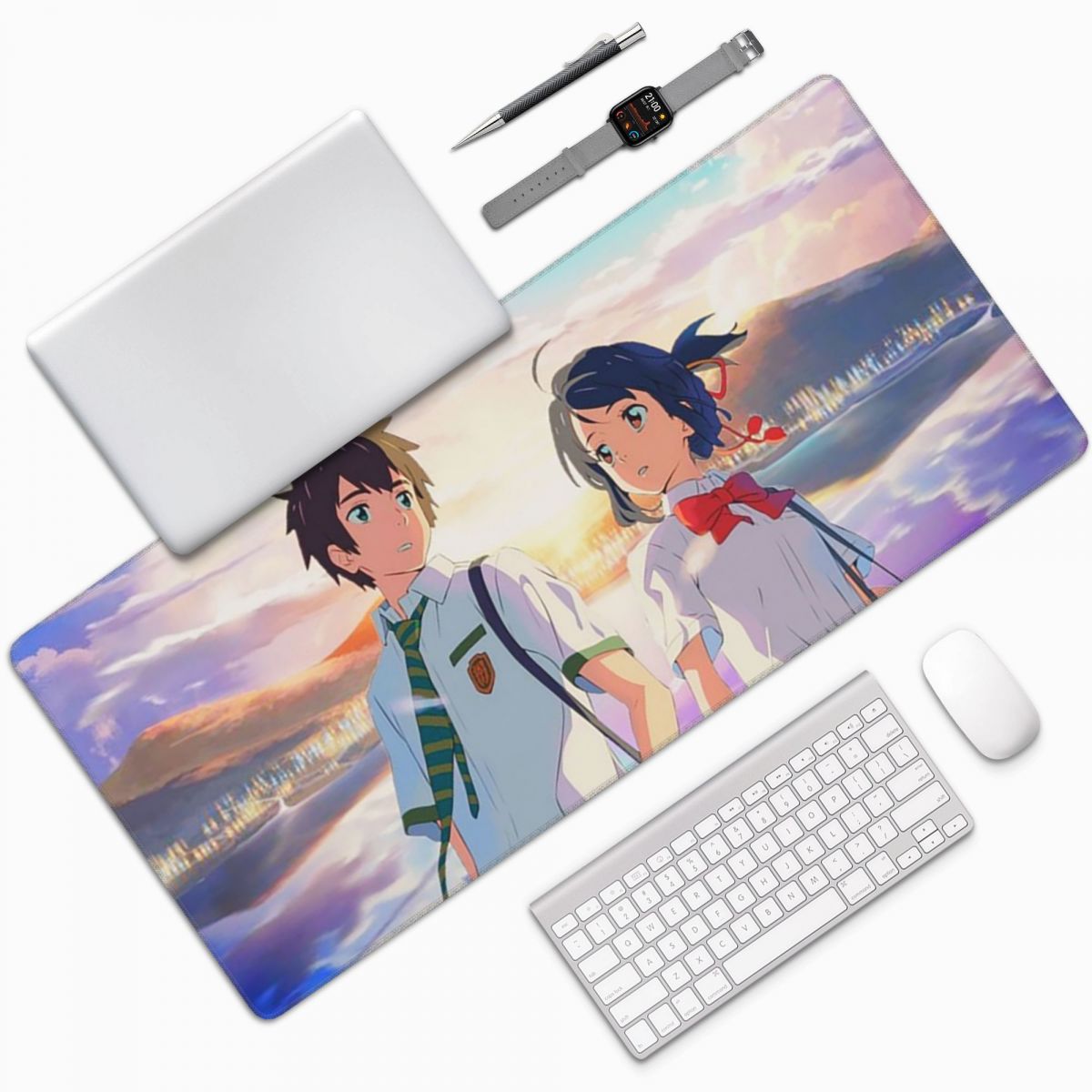 Laptop Accessories Name - Japanisches Anime „Your Name“ großes Mauspad,