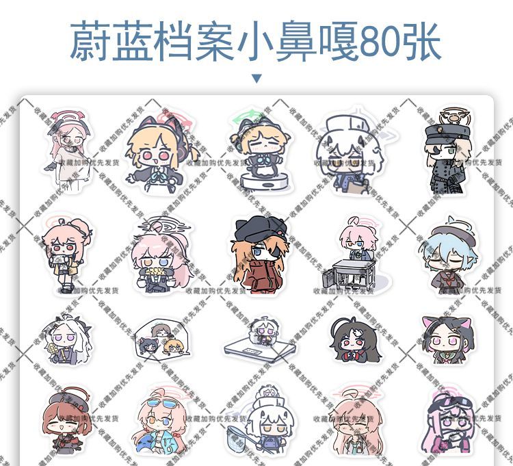 80PCS Anime Blue Archive Soras – Accessories Laptop Bewertung und Preis