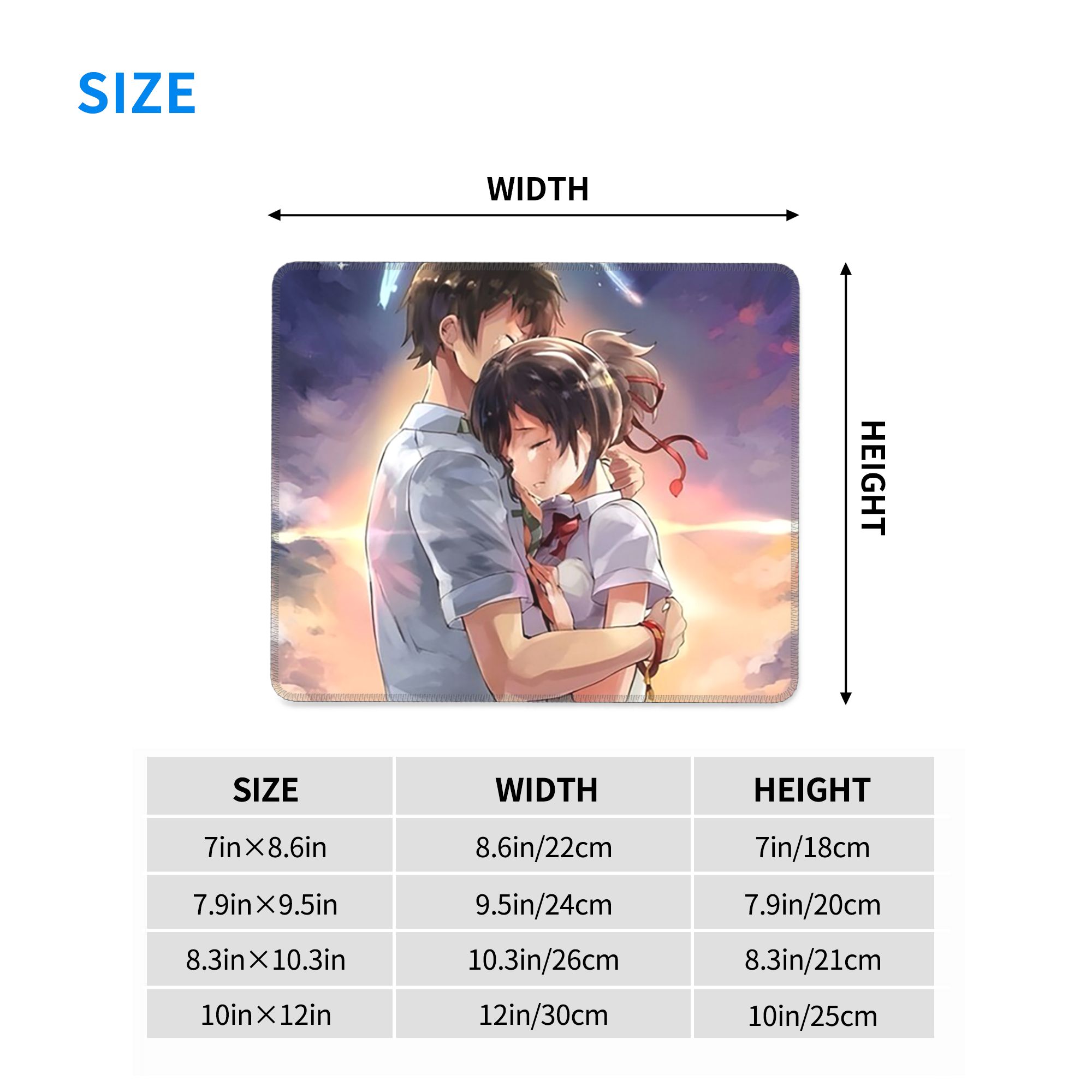 Japanisches Anime-Mauspad „You – Laptop Accessories Name Bewertung und Preis