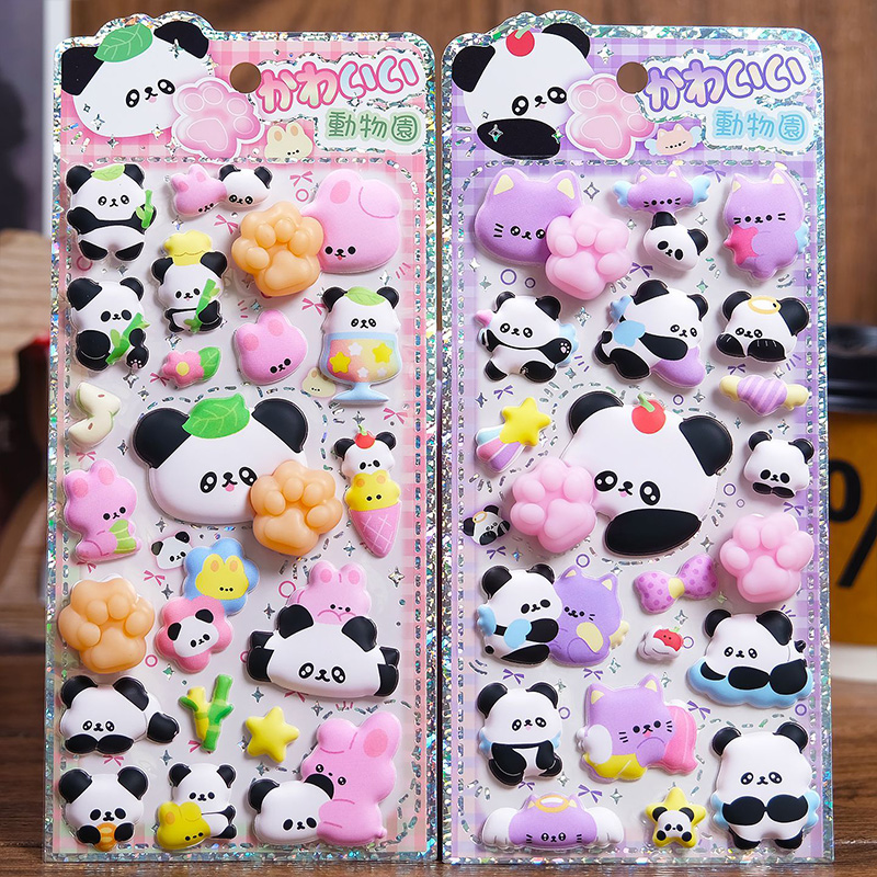 Niedliche Panda-Küken 3D Puffy – Laptop Editing Accessories Bewertung und Preis