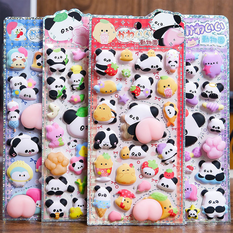 Niedliche Panda-Küken 3D Puffy – Laptop Editing Accessories Bewertung und Preis